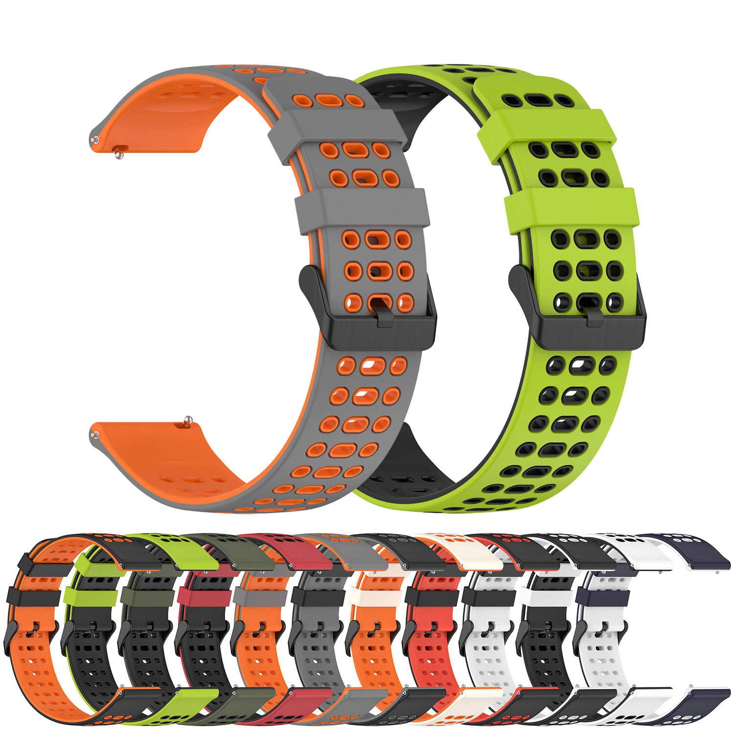 A1 Watches & Jewelry New York Photos - 22 مللي متر الرياضة سيليكون حزام