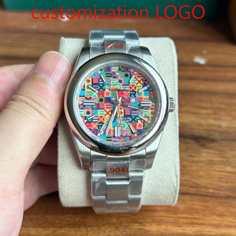 Jewelry Style Watches - ساعة فاخرة أوتوماتيكية ملونة بقطر 31