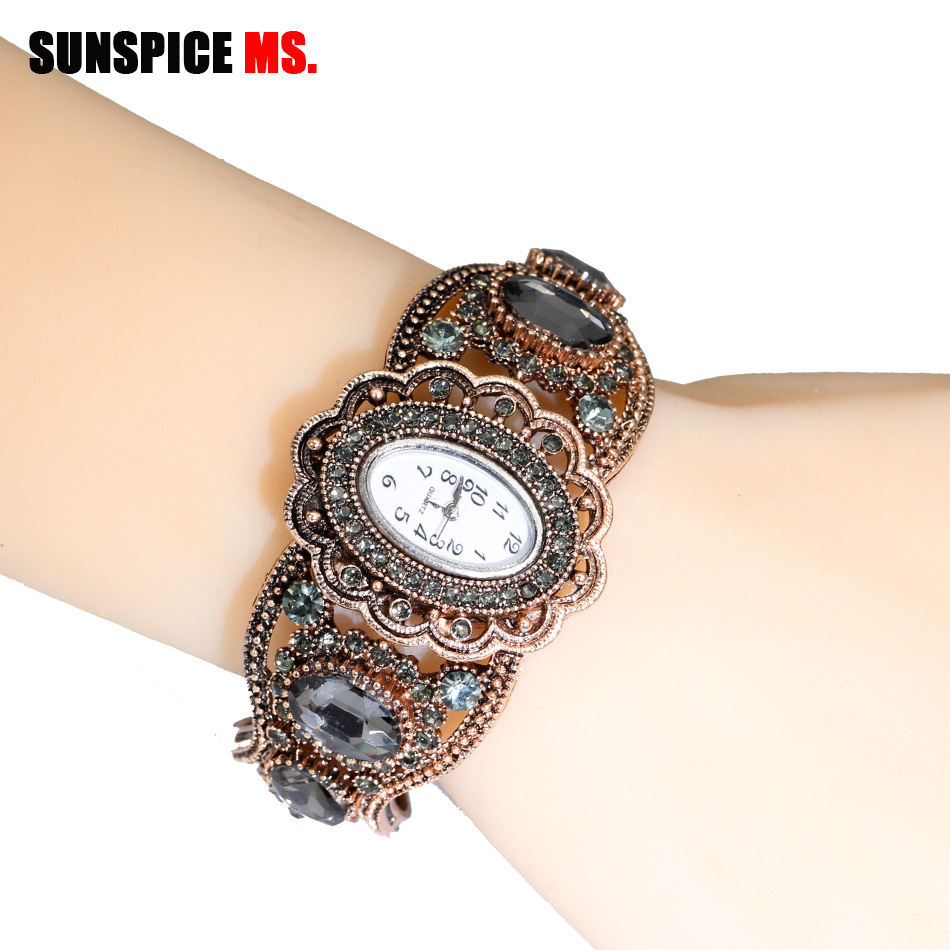 SUNSPICE-MS كوارتز ساعة اليد ر - مراجعة Indian Jewelry Watches وسعره