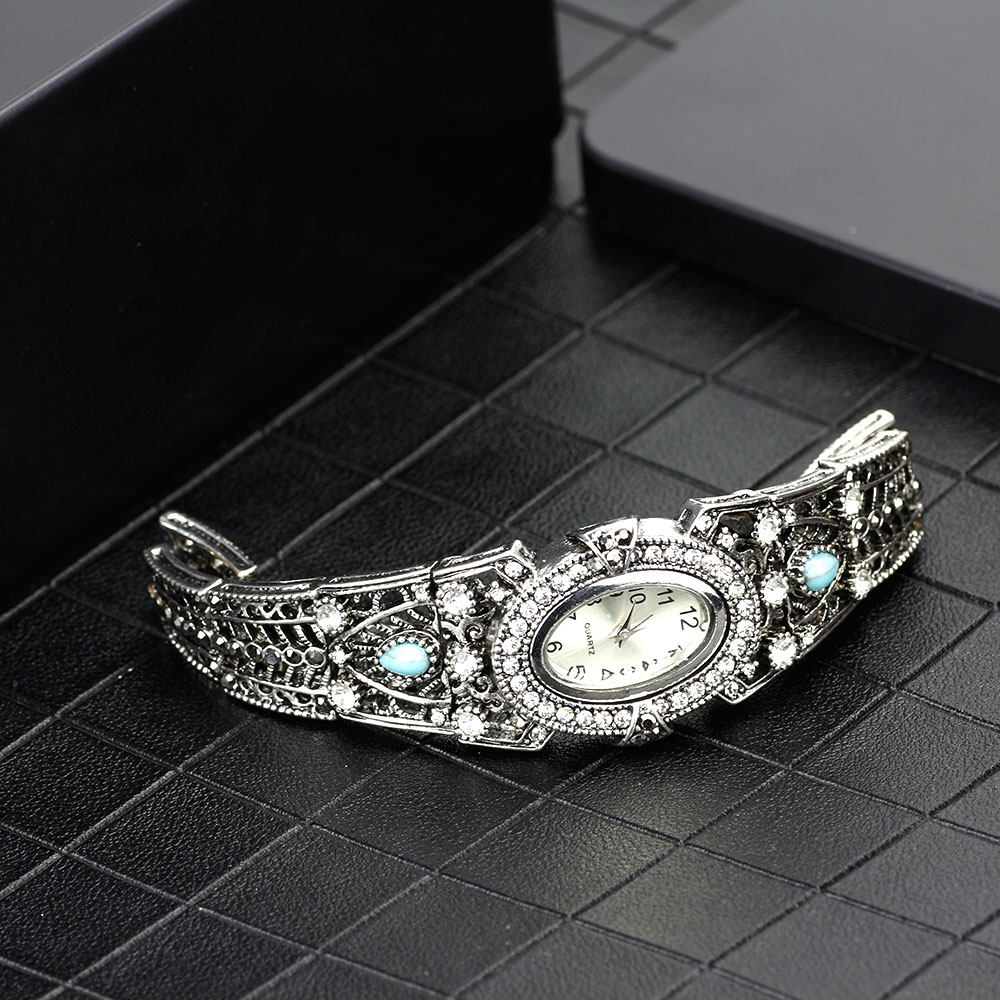 Sunspicems الهندي المرأة الكفة - مراجعة Indian Jewelry Watches وسعره