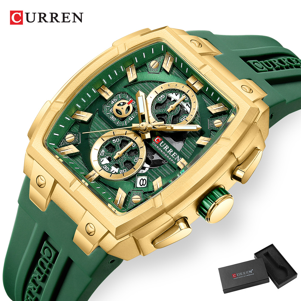 ساعة CURREN الفاخرة للرجال، سا - مراجعة Jewelry Style Watches وسعره