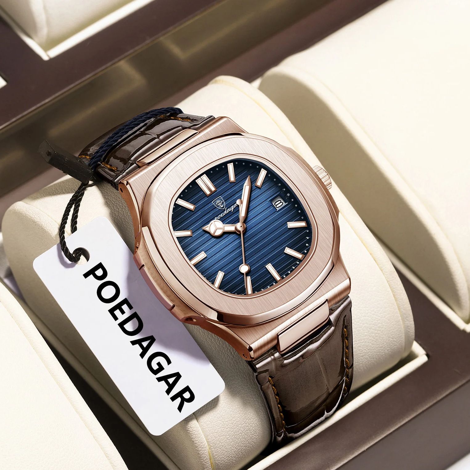 POEDAGAR رجل الأعمال ساعة تاري - مراجعة Rg Watches & Jewelry Gmbh وسعره