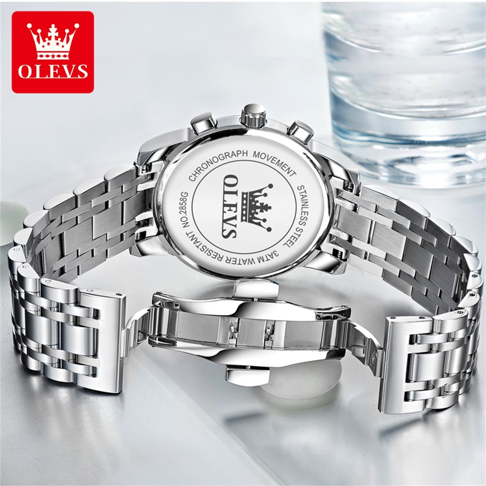 ساعات OLEVS الشهيرة للرجال من  - مراجعة Jewelry Style Watches وسعره