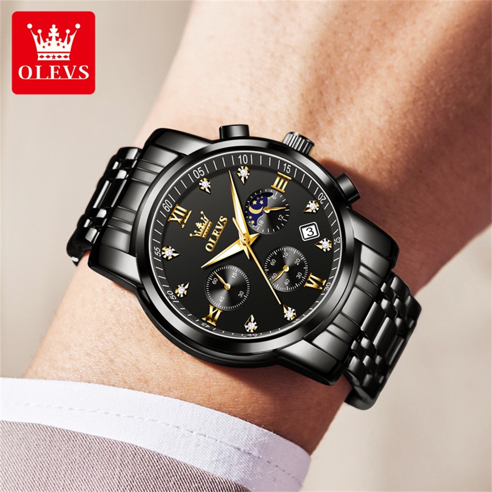 ساعات OLEVS الشهيرة للرجال من  - مراجعة Jewelry Style Watches وسعره