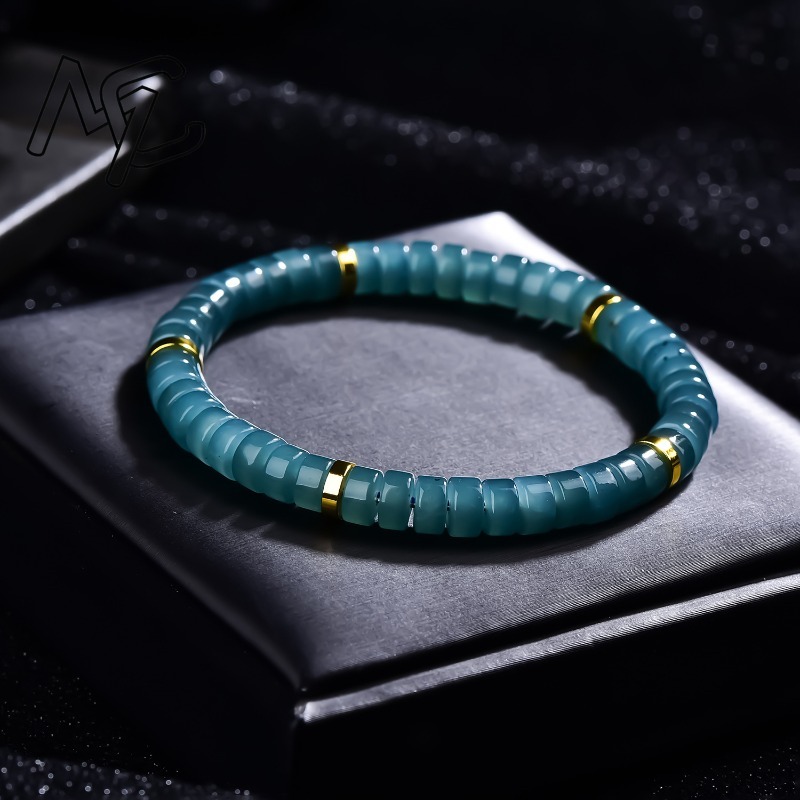 سوار من خرز اليشم الطبيعي الأز - مراجعة Jewelry & Watches Spółka Z Ograniczoną Odpowiedzialnością Sp Z Oo وسعره