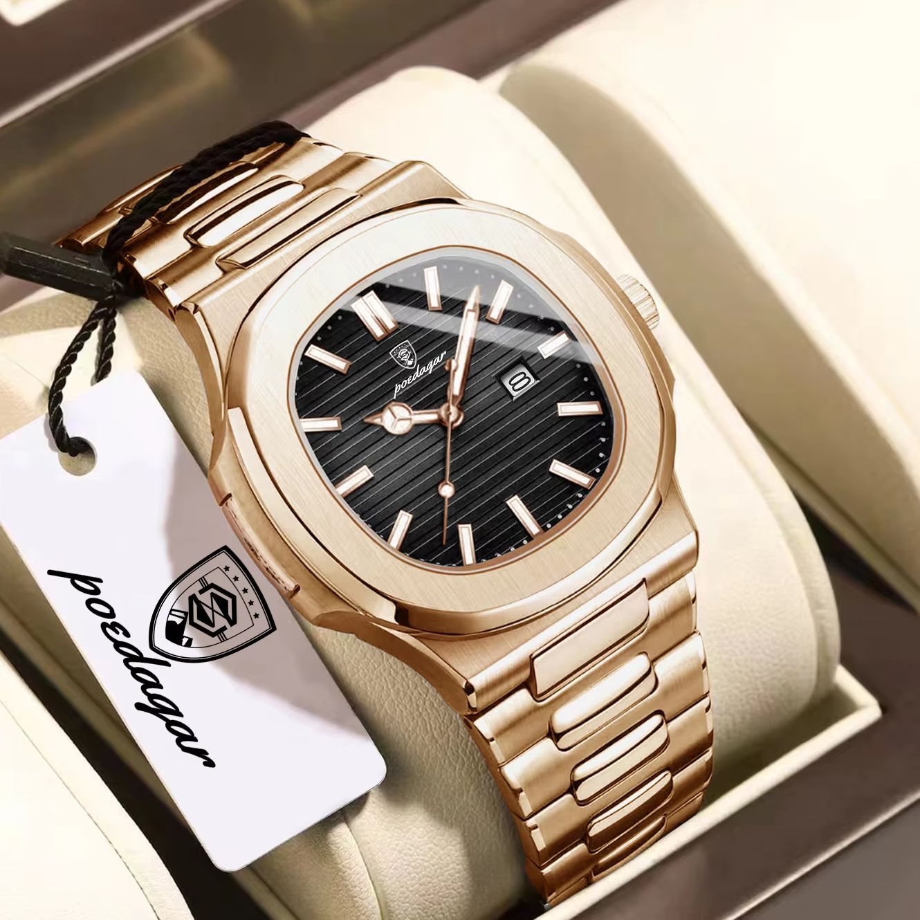 ساعة يد رجالية فاخرة من POEDAG - مراجعة Rg Watches & Jewelry Gmbh وسعره
